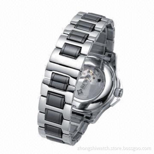 New Automatic Stainless Steel and Ceramic Presidential Dial Men's Watch with Japan 8215 Movement